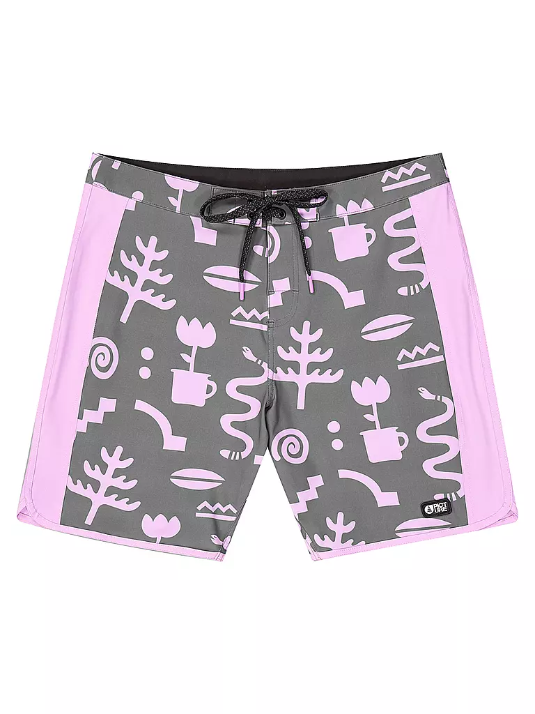 PICTURE | Herren Boardshort Andy 17 Printed | Rose