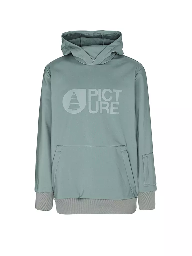 PICTURE | Herren Softshell Pullover Parker Hoodie | Vert clair