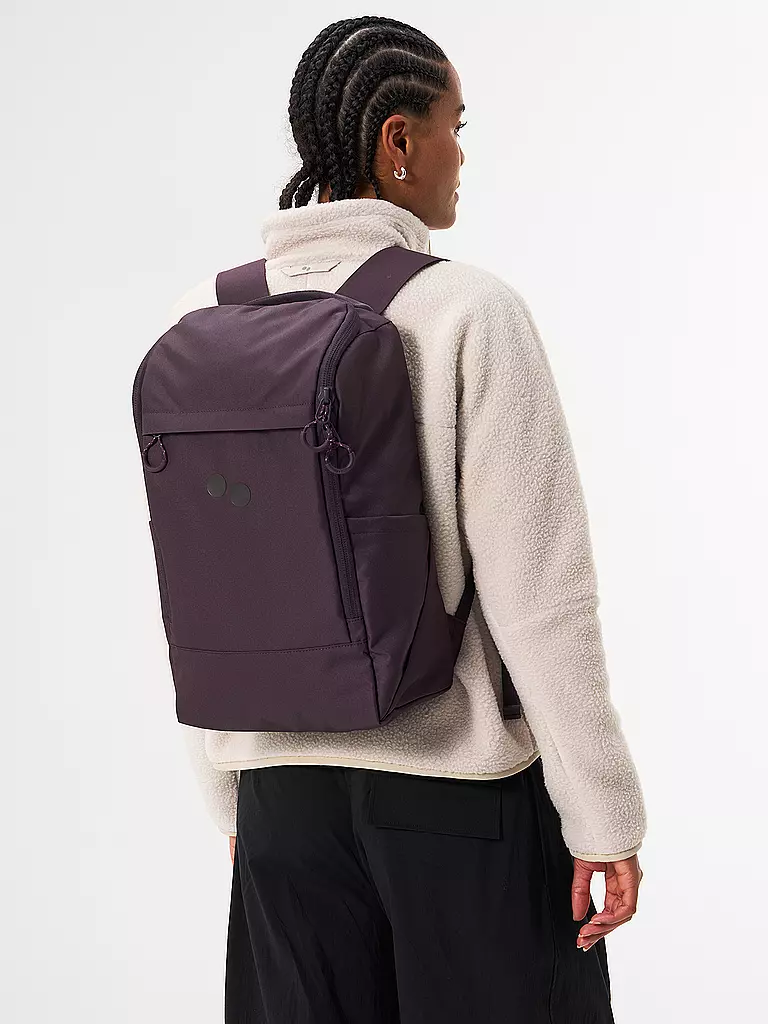 PINQPONQ | Rucksack Purik 21L | Rouge foncé