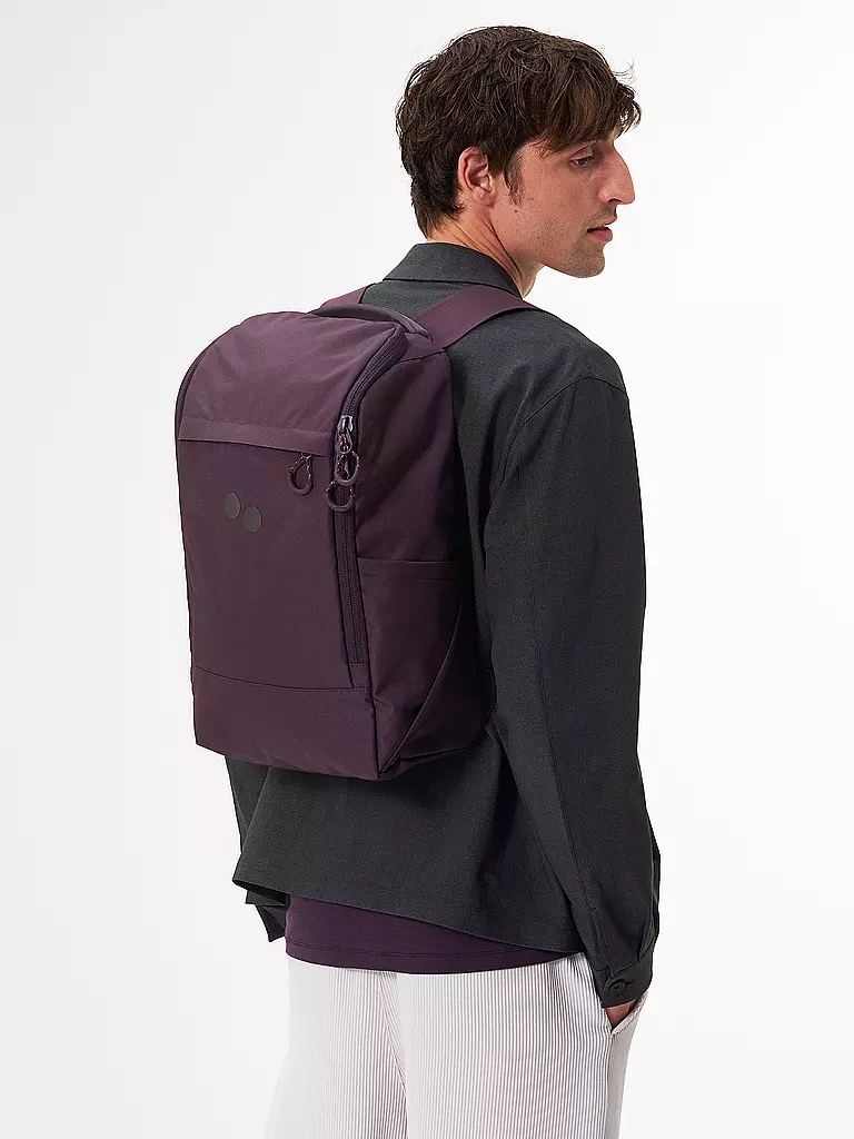 PINQPONQ | Rucksack Purik 21L | Rouge foncé