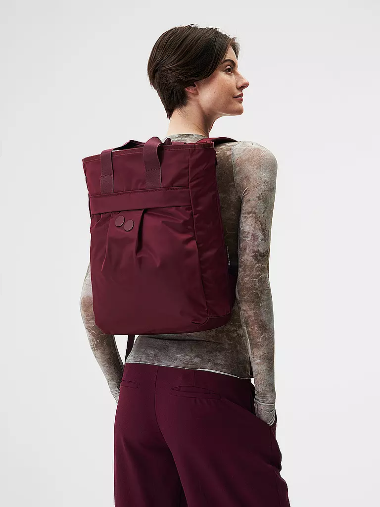PINQPONQ | Sac à dos Komo | Rouge foncé