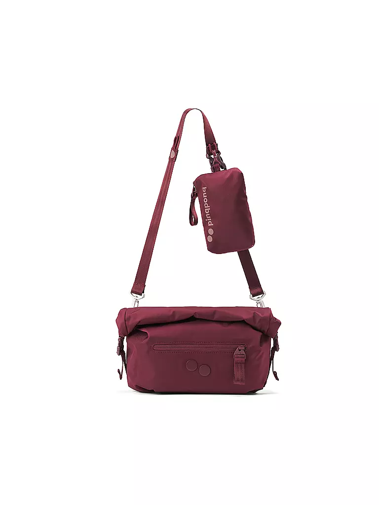 PINQPONQ | Sac bandoulière Aksel 7L | Rouge foncé