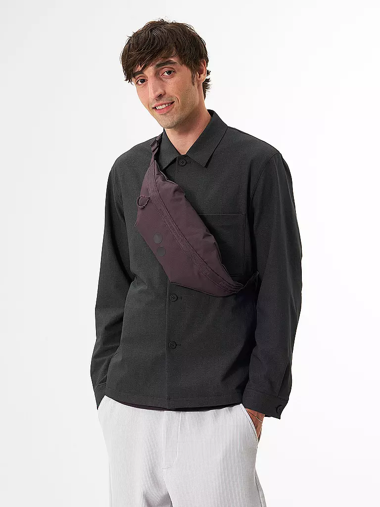 PINQPONQ | Umhängetasche Brik | Rouge foncé