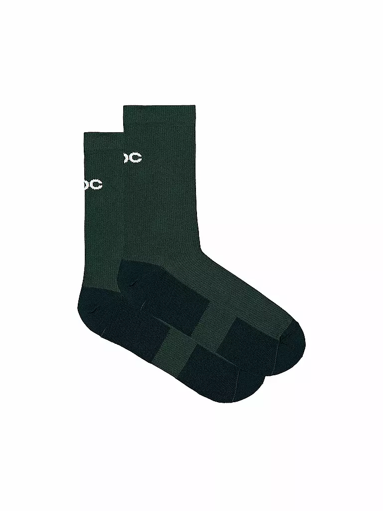 POC | Chaussettes de cyclisme homme Motion MTB | Vert foncé