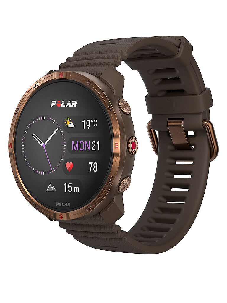 Montre multisports d'extérieur Grit X2 S-L marron