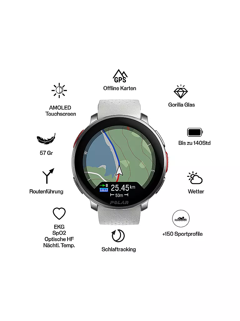 POLAR | Montre GPS multisports Vantage V3 T-G | Beige
