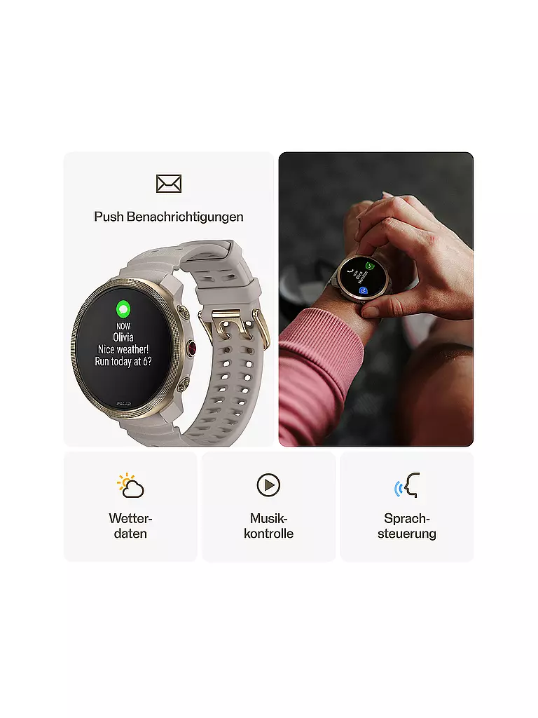 POLAR | Montre intelligente de fitness Vantage M3 | Or