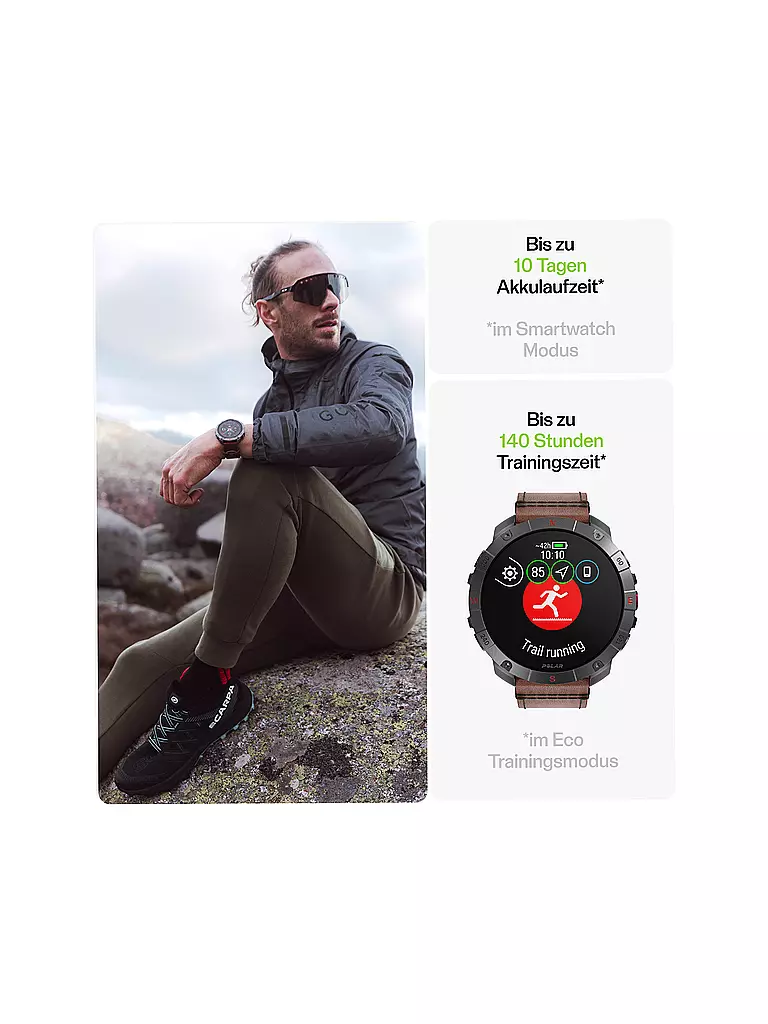 POLAR | Montre multisports d'extérieur Grit X2 Pro Titan | 