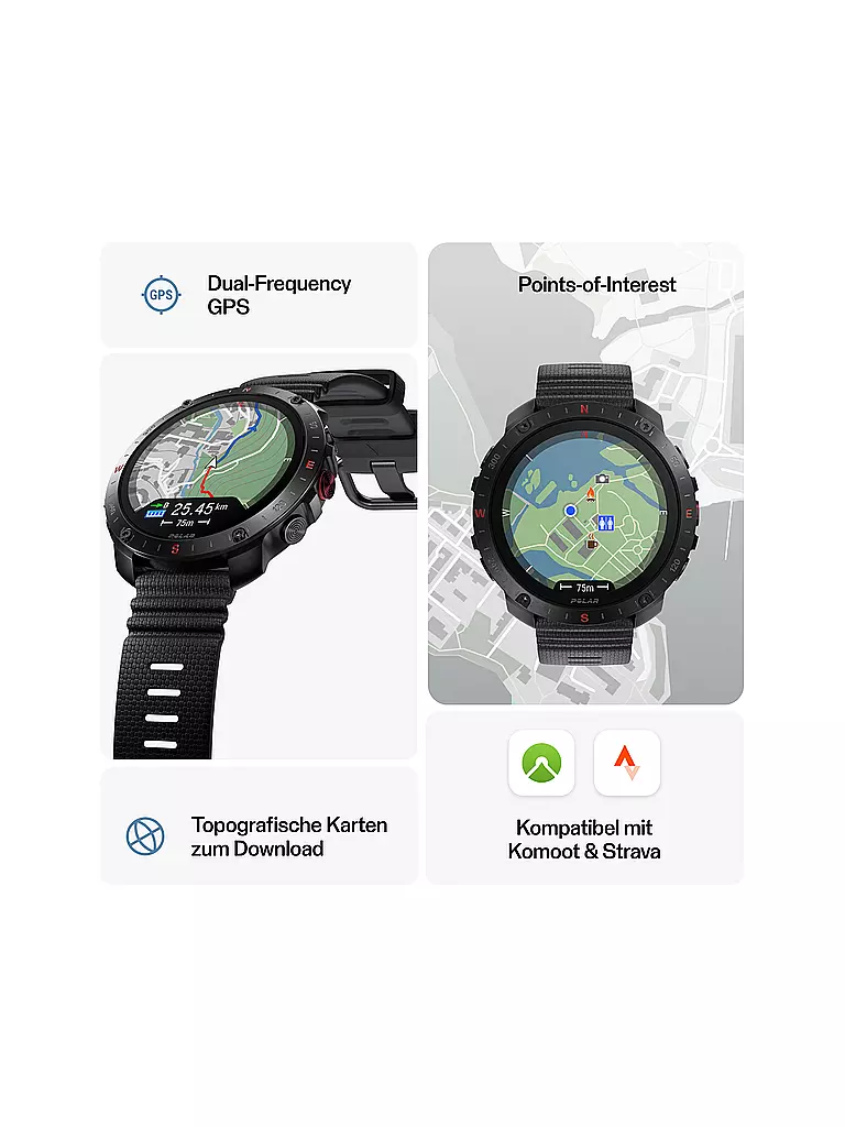 POLAR | Montre multisports d'extérieur Grit X2 Pro |