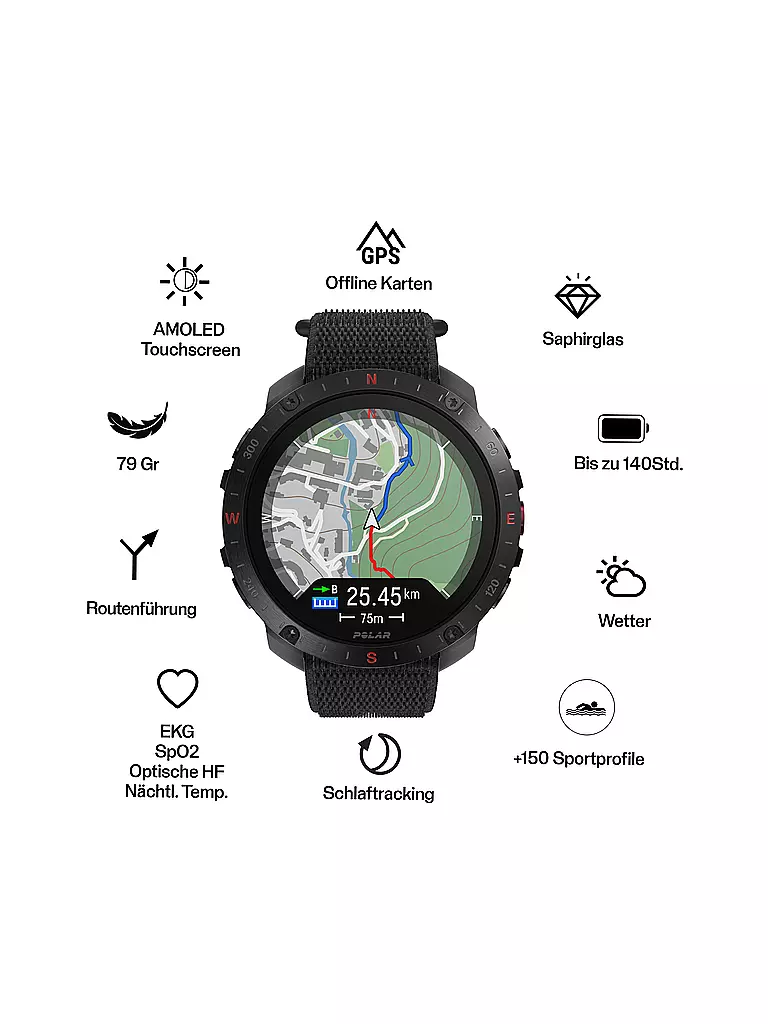 POLAR | Smartwatch de fitness Grit X2 Pro |