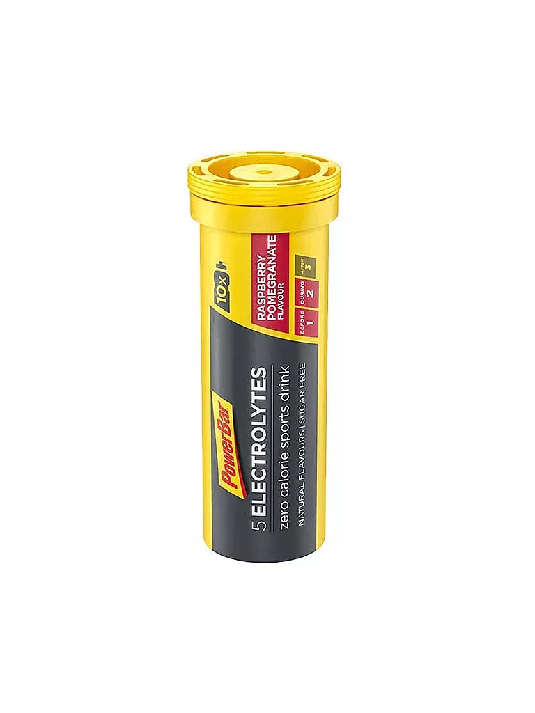 POWER BAR | 5 Electrolytes Comprimés Effervescents Framboise Grenade | Multicolore