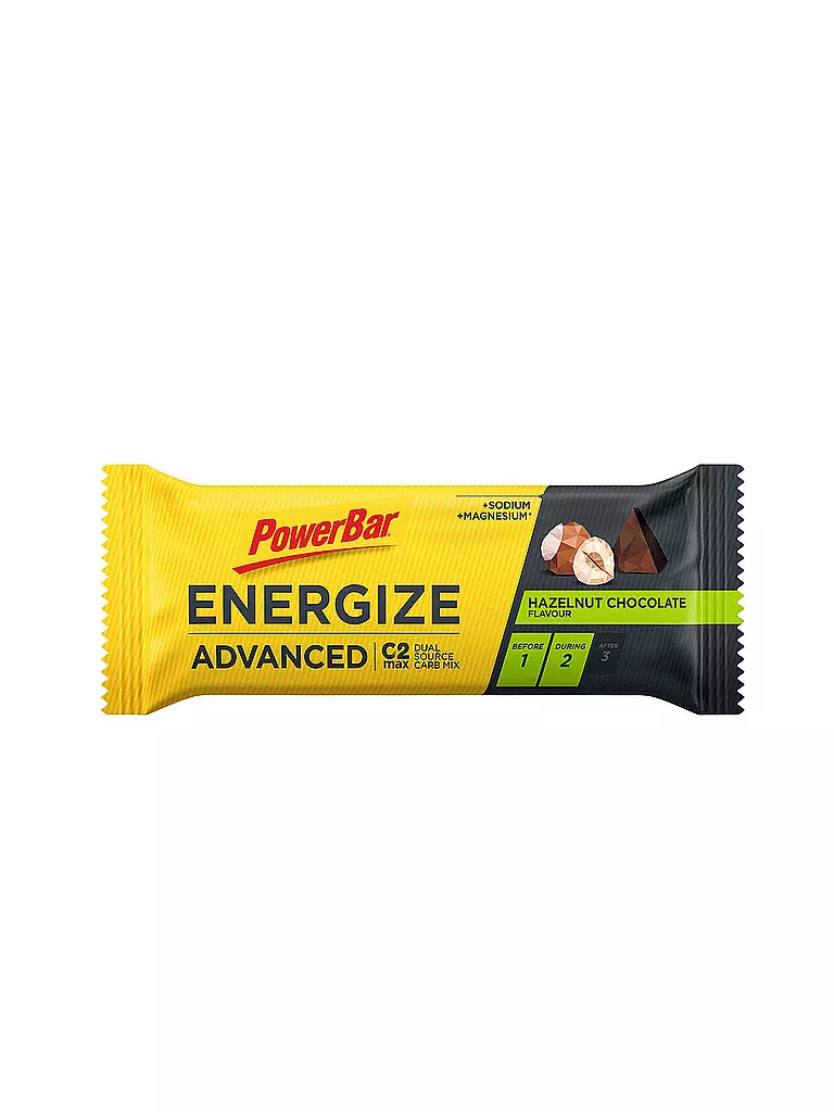 POWER BAR | Barre énergétique Energize Advanced Chocolat Noisette | Multicolore