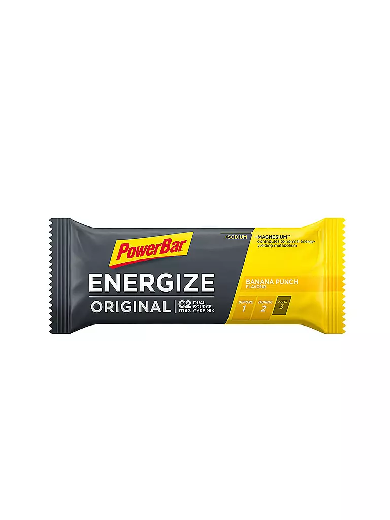 POWER BAR | Barre énergétique Energize Original Banane 55g | Multicolore