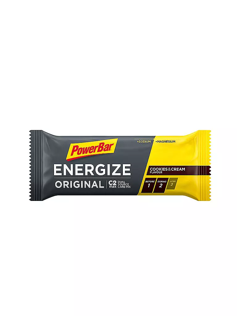 POWER BAR | Barre énergétique Energize Original Cookies & Cream 55g | Multicolore