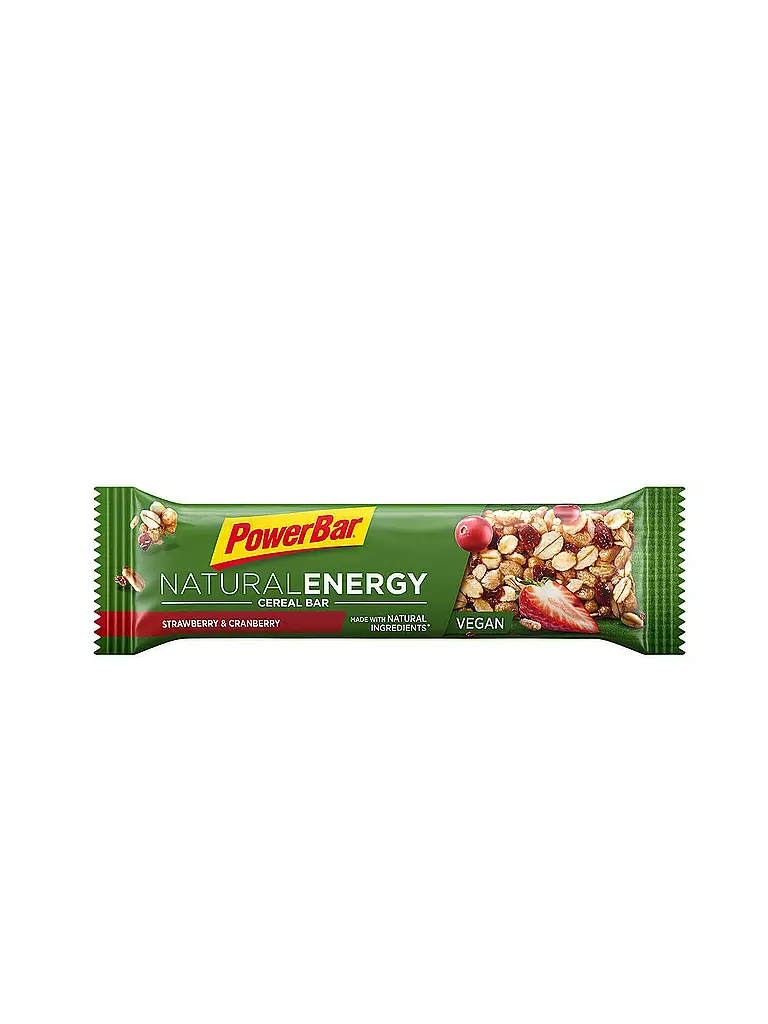 POWER BAR | Barre énergétique Natural Energy Cereal Fraise/Canneberge 40g | Multicolore