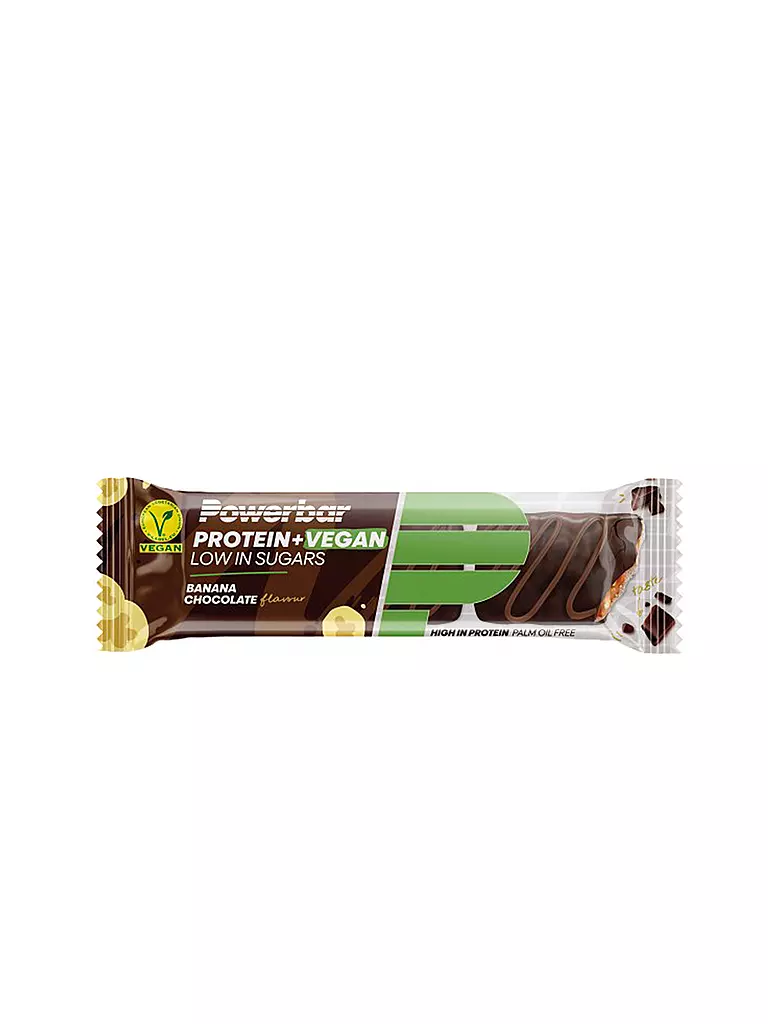 POWER BAR | Barre énergétique Protein+ Vegan Banane Chocolat | Multicolore