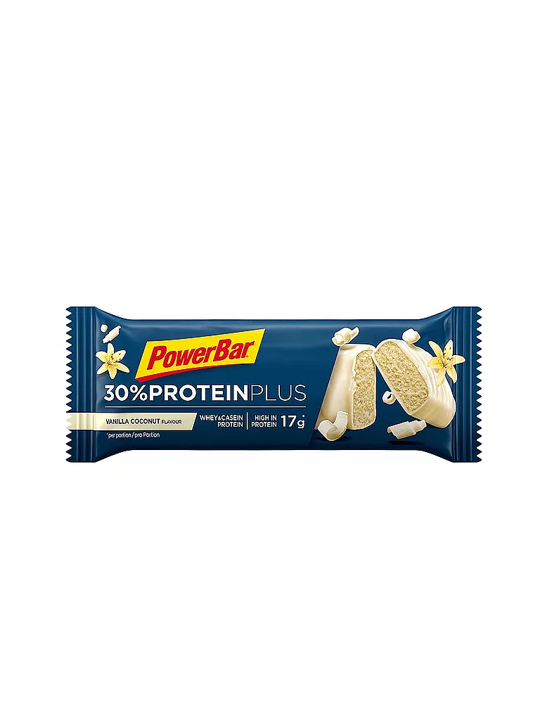 POWER BAR | Barre protéinée 30% Protein Plus Vanille Coco 55g | Multicolore