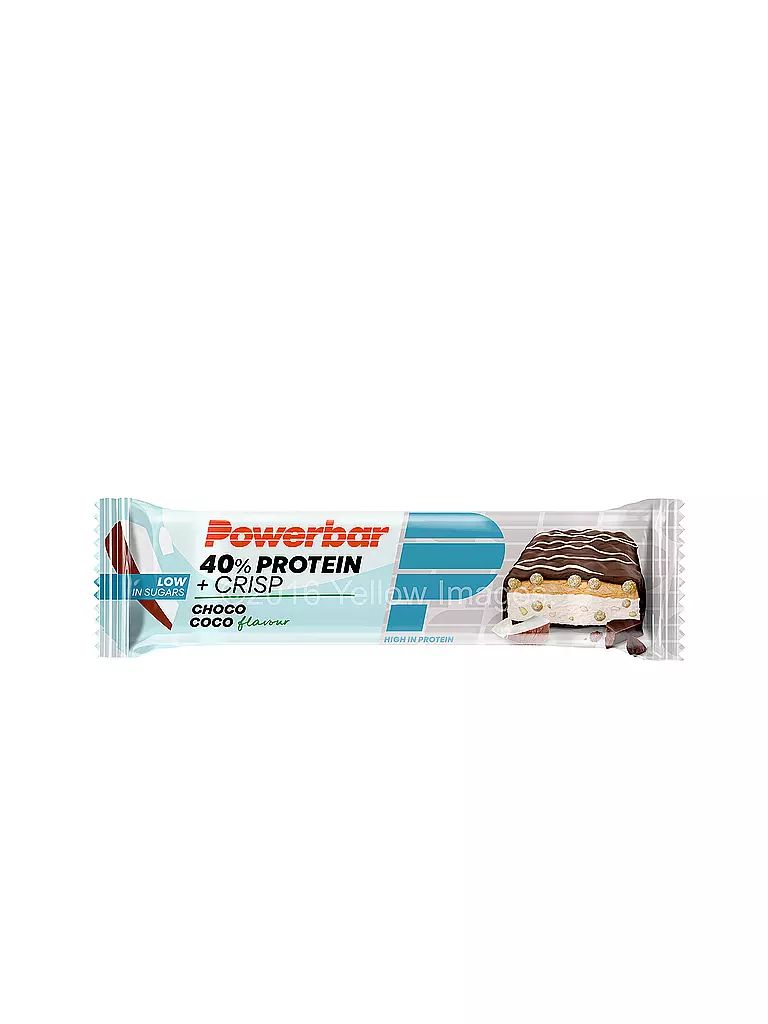 POWER BAR | Barre protéinée 40% Protein+Crisp Choco/Coco | Multicolore