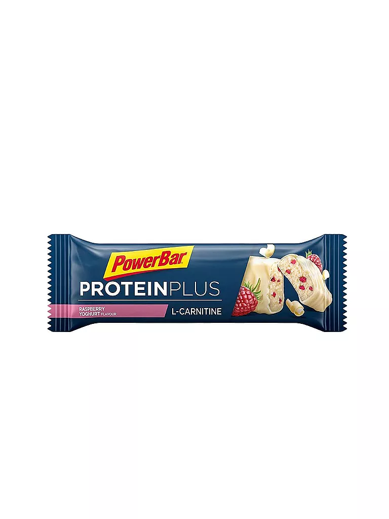 POWER BAR | Barre protéinée Protein Plus + L-Carnitine Framboise/Yaourt 35g | Multicolore