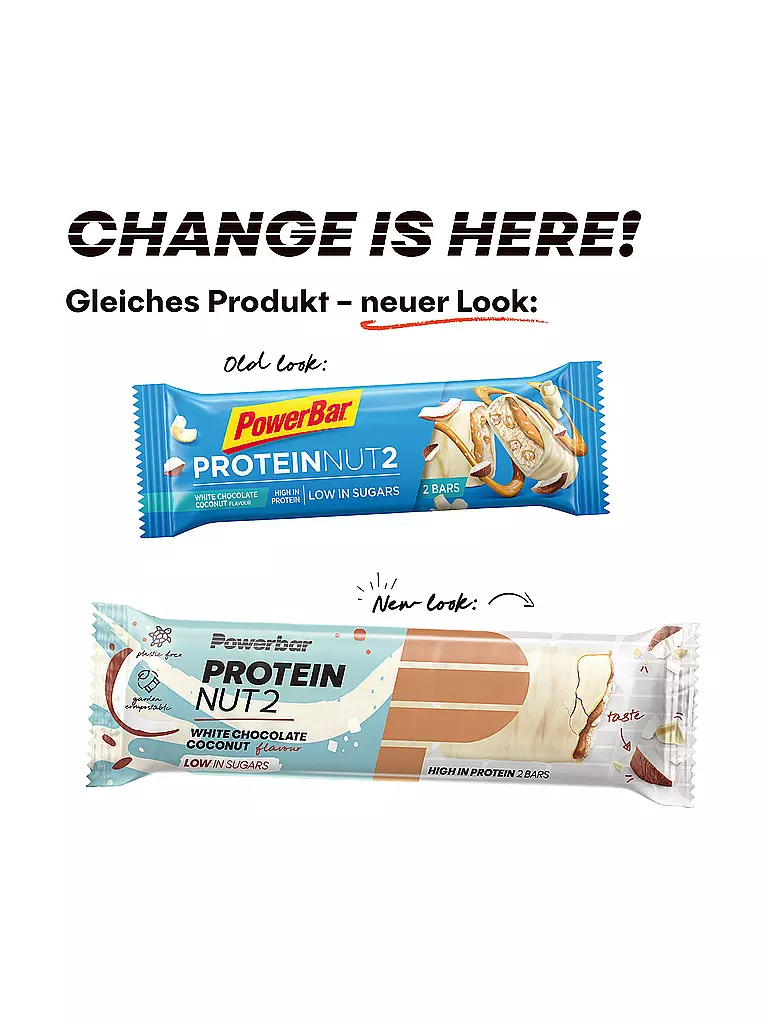 POWER BAR | Barre Protein Nut2 Chocolat Blanc Noix de Coco 45g | Multicolore