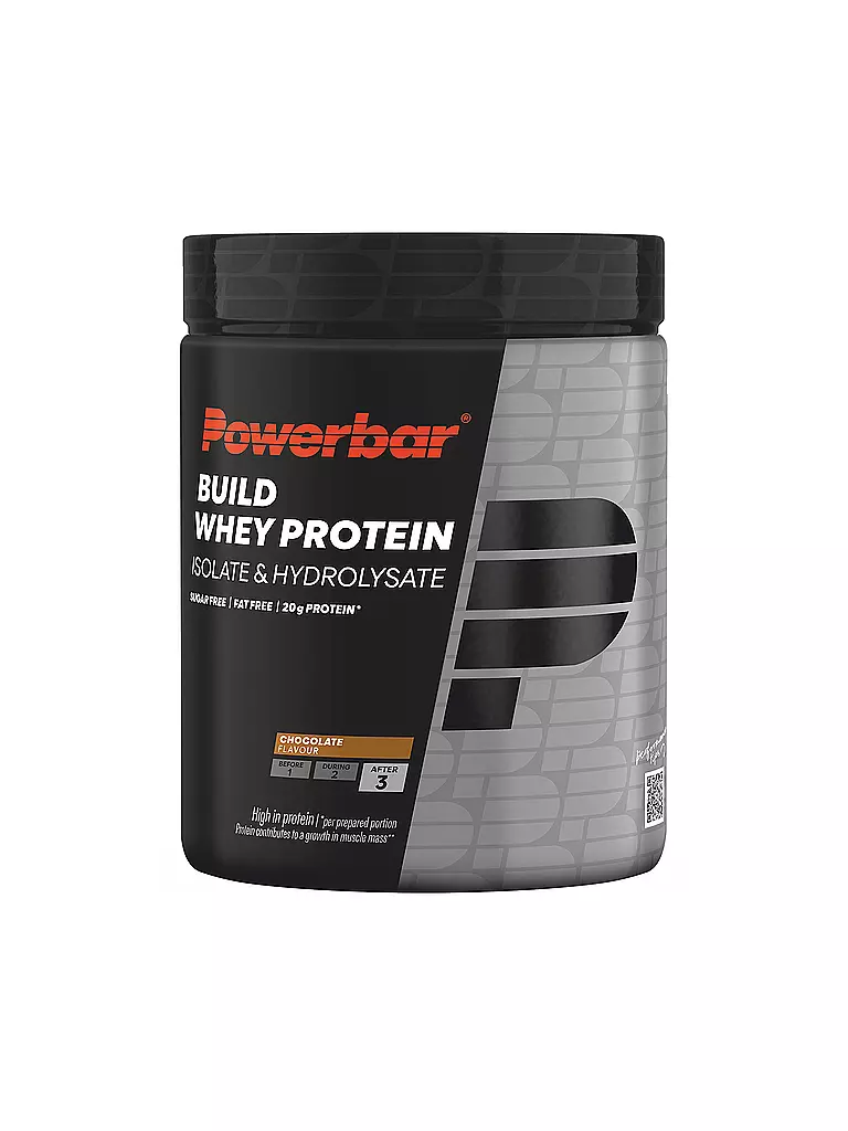 POWER BAR | Boisson en poudre Build Whey Protein Isolate & Hydroisolate Poudre 550g Chocolat | Multicolore