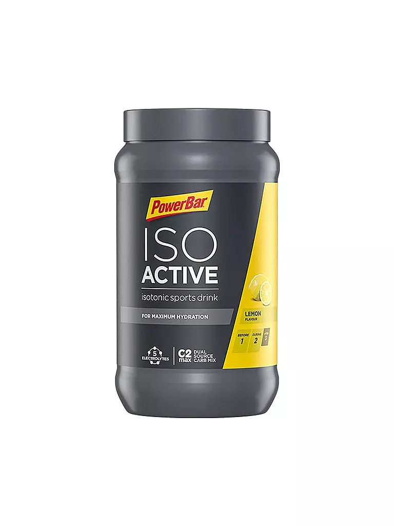 POWER BAR | Boisson isotonique en poudre Isoactive Citron 600g | Multicolore