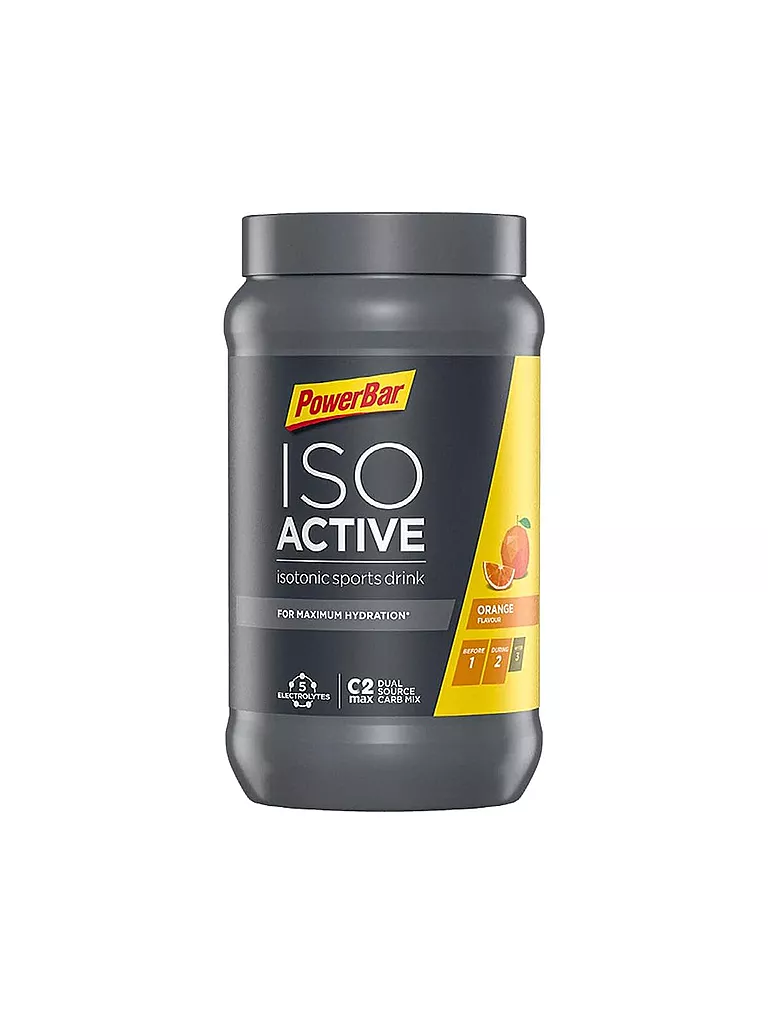 POWER BAR | Boisson isotonique en poudre Isoactive Orange 600g | Multicolore