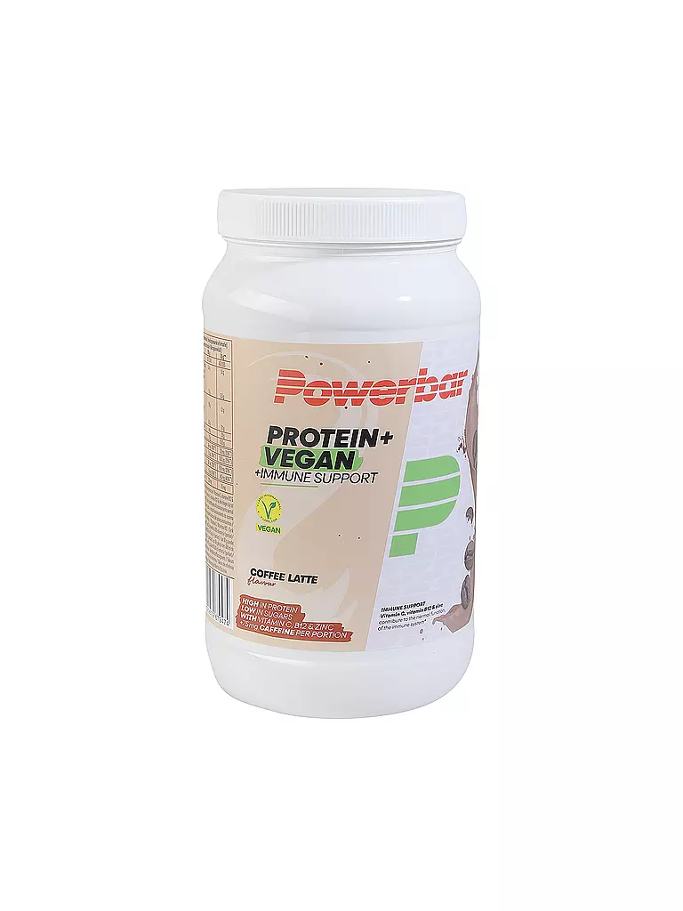 POWER BAR | Getränkepulver Protein+Vegan Immune 570g Café/Lait | Blanc