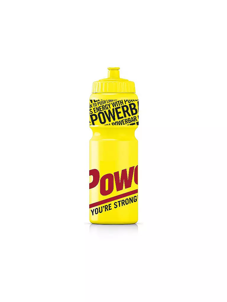 POWER BAR | Gourde 750 ml avec tour de cou | Jaune
