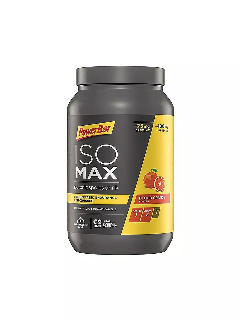 POWER BAR | Poudre pour boisson isotonique Isomax Orange sanguine 1200g | Multicolore