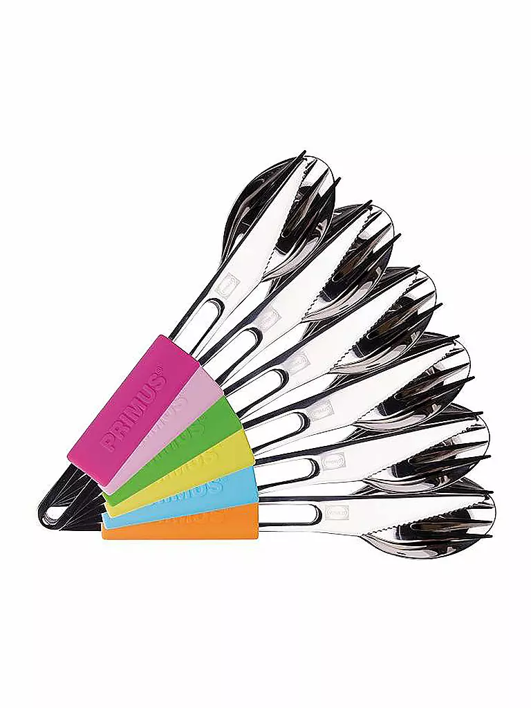PRIMUS | Set de couverts de camping Leisure Cutlery | Multicolore