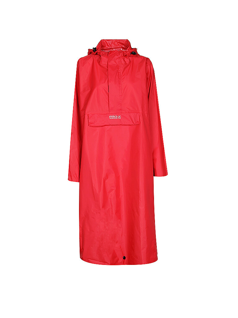Poncho Arosa adulte rouge M/L