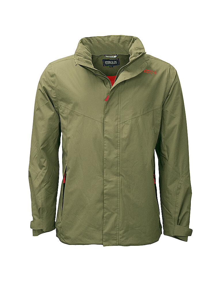 Veste de pluie 2L matelassée olive 4XL