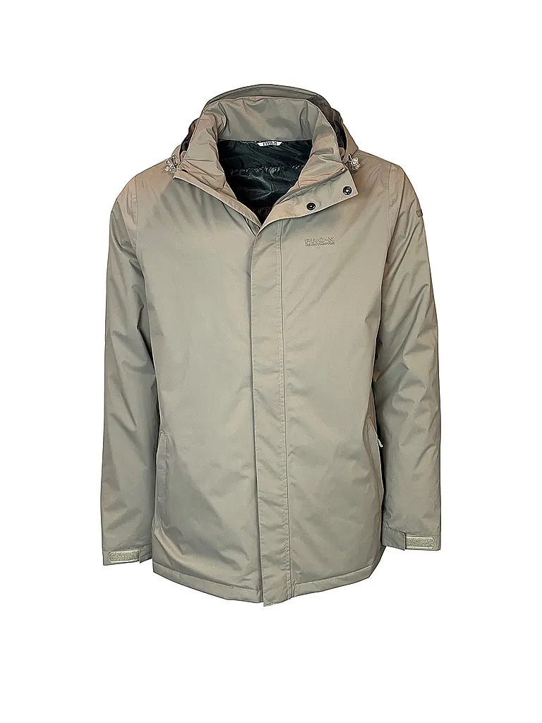 PRO-X ELEMENTS | Manteau de pluie homme Werni 2L matelassé | Beige