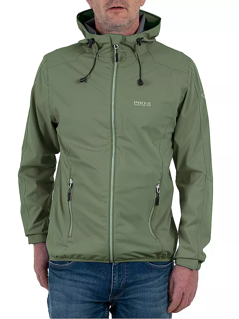 PRO-X ELEMENTS | Veste de pluie Donovan pour hommes | Olive