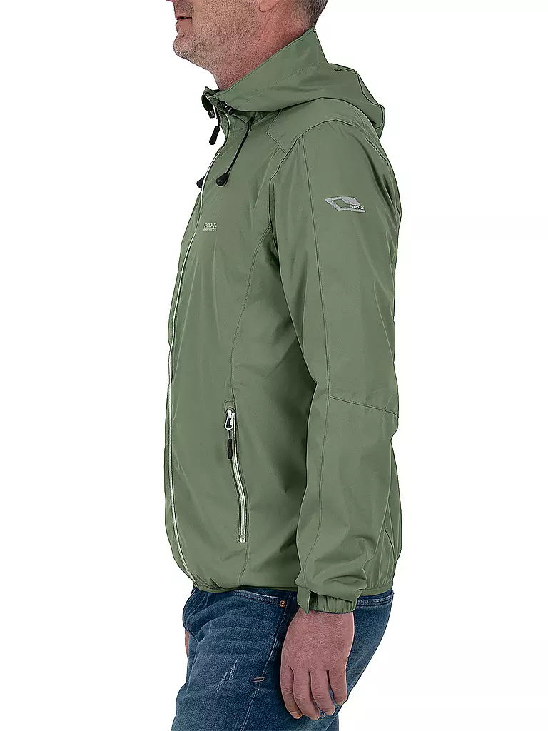 PRO-X ELEMENTS | Veste de pluie Donovan pour hommes | Olive