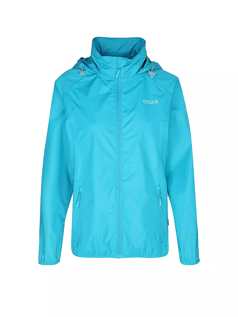 PRO-X ELEMENTS | Veste de pluie femme compressible | Turquoise