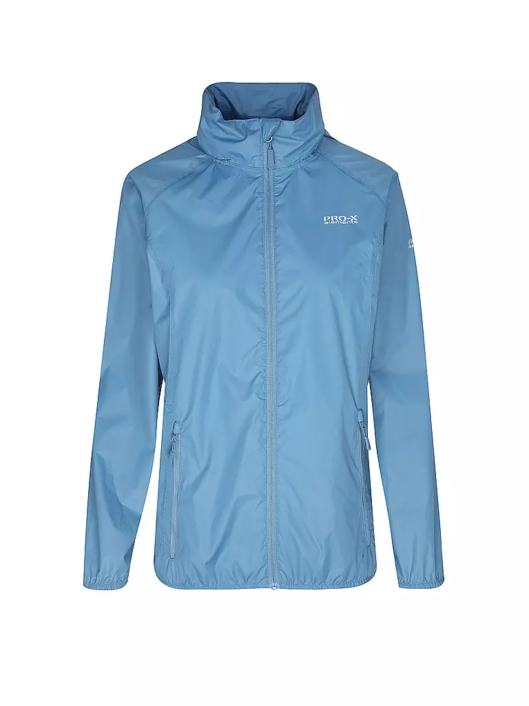 PRO-X ELEMENTS | Veste de pluie femme Packable | Bleu