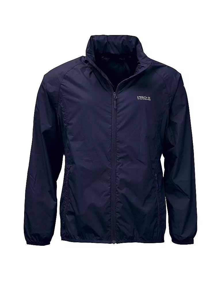 PRO-X ELEMENTS | Veste de pluie homme compressible | Bleu foncé