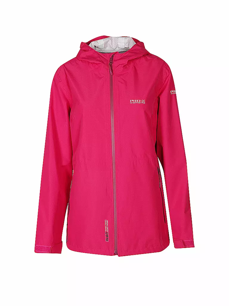 PRO-X ELEMENTS | Veste de pluie Kim pour femmes | Rose vif