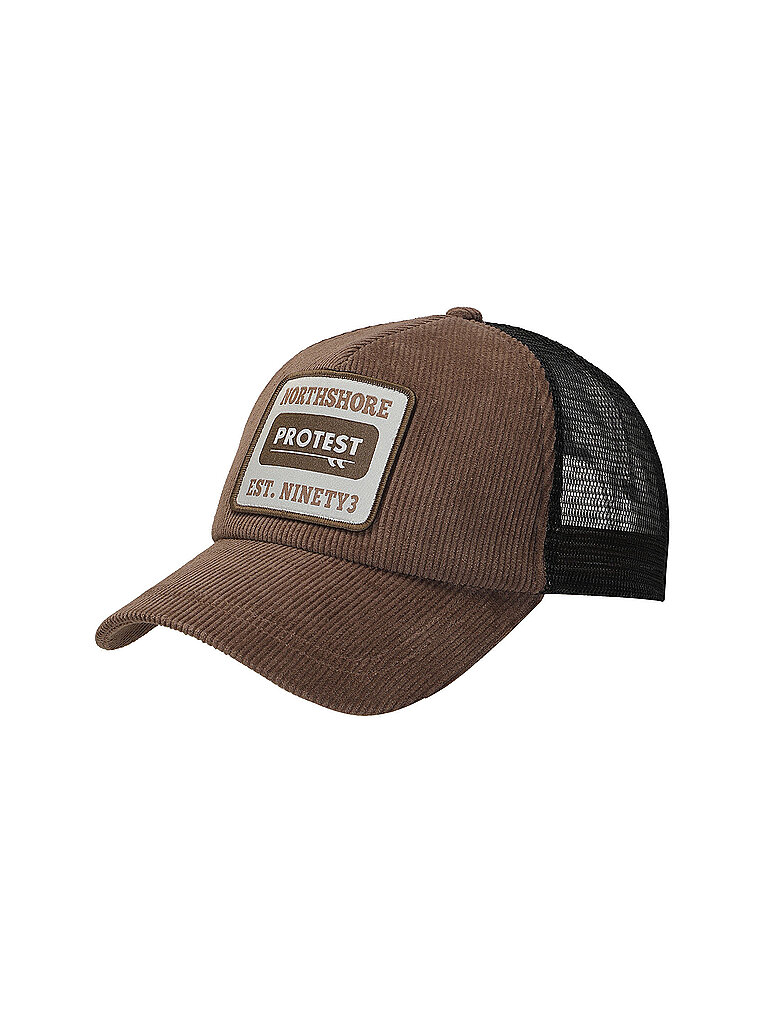 Casquette PRTSlogan Cord Trucker marron 55