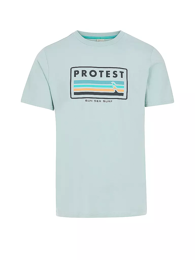 PROTEST | Beachshirt Homme PRTBarn | Vert clair
