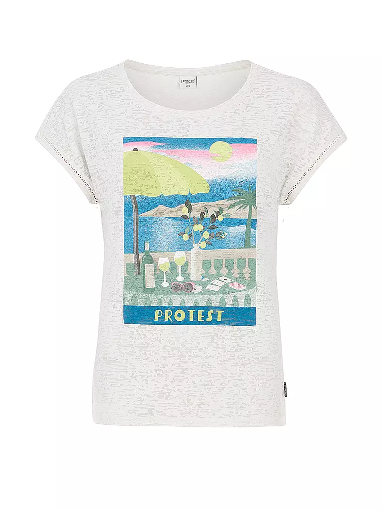 PROTEST | Damen T-Shirt PRTElles 25 | Blanc