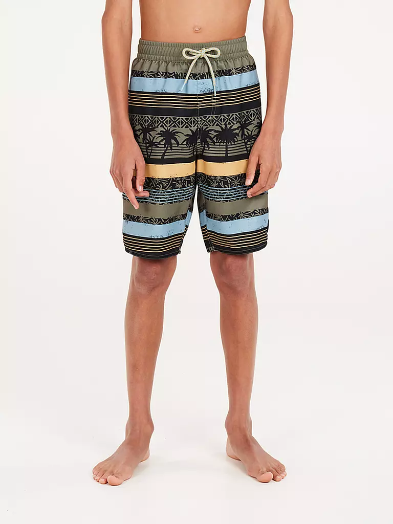 PROTEST | Jungen Badeshort PRTFRISBY JR  | Olive