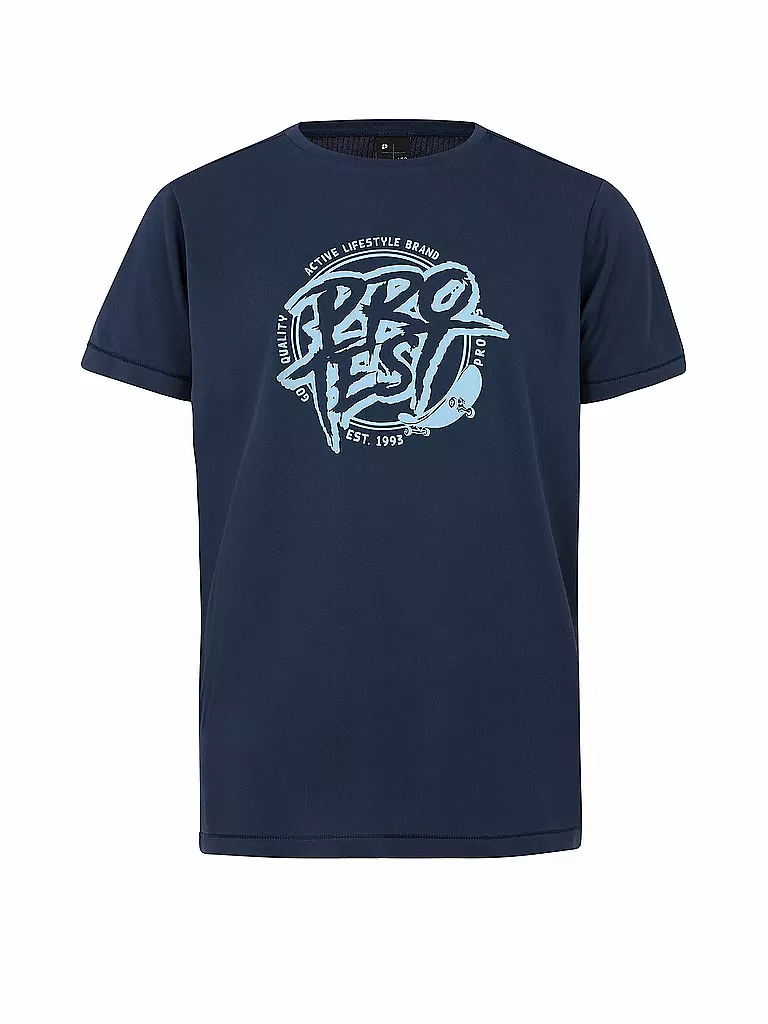 PROTEST | Jungen Lycrashirt PRTISLAND JR | Bleu foncé