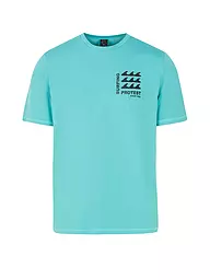 PROTEST | Lycrashirt PRTDeer Surf pour hommes | Turquoise