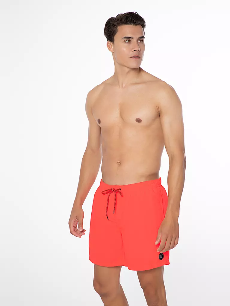 PROTEST | Short de bain homme FASTER | Corail