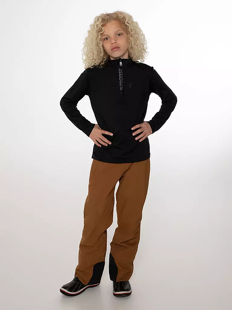 PROTEST | Sous-pull zippé enfant REWILLOWY JR | Noir