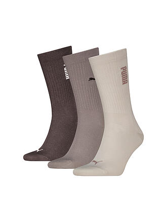 PUMA | Chaussettes décontractées homme Logo Crew, lot de 3