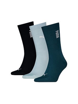 PUMA | Chaussettes de loisirs pour hommes Logo Crew Lot de 3